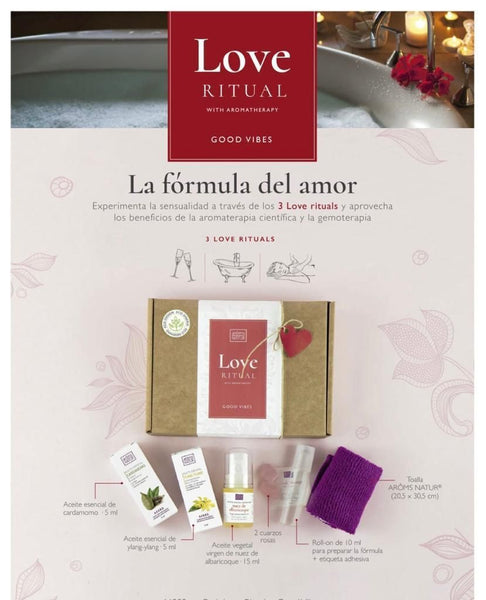 Pack La Fórmula Del Amor | Love Ritual Con Aromaterapia | Good Vibes - Natura Estilo