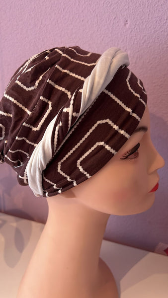 turbante -gorro shakti turban-printed.Christine Headwear Turbante Shakti Estampado para un Confort óptimo en Fibras de bambú