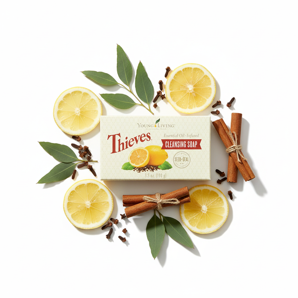 Jabón Natural Thieves Young Living sin tóxicos