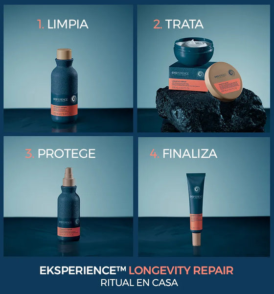 Eksperience Longevity Repair | Aceite Capilar Reparador de Brillo 45ml