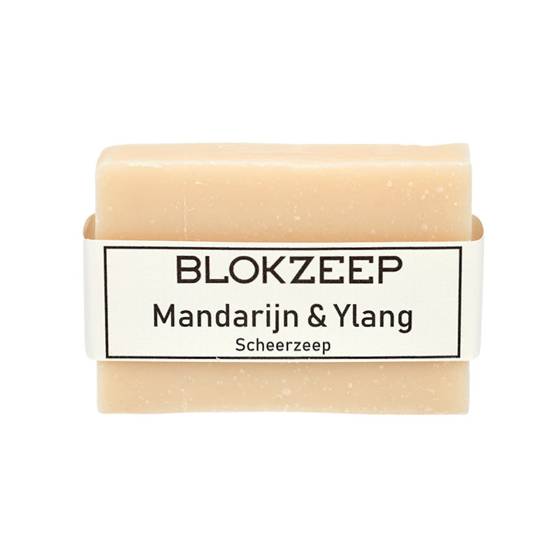 Jabón De Afeitar Natural Mandarina & Ylang | Blok Zeep - Natura Estilo