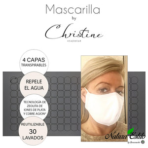 Mascarilla Protección Facial | Protective face mask | Christine - Natura Estilo